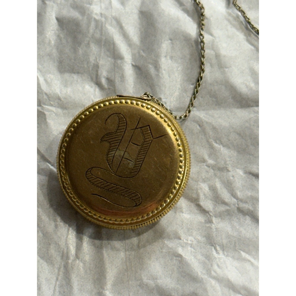 Antique 1903 Ketcham & McDougall Retractable Eyeglass Holder Pin Brooch "U"/"V" - Picture 6 of 9